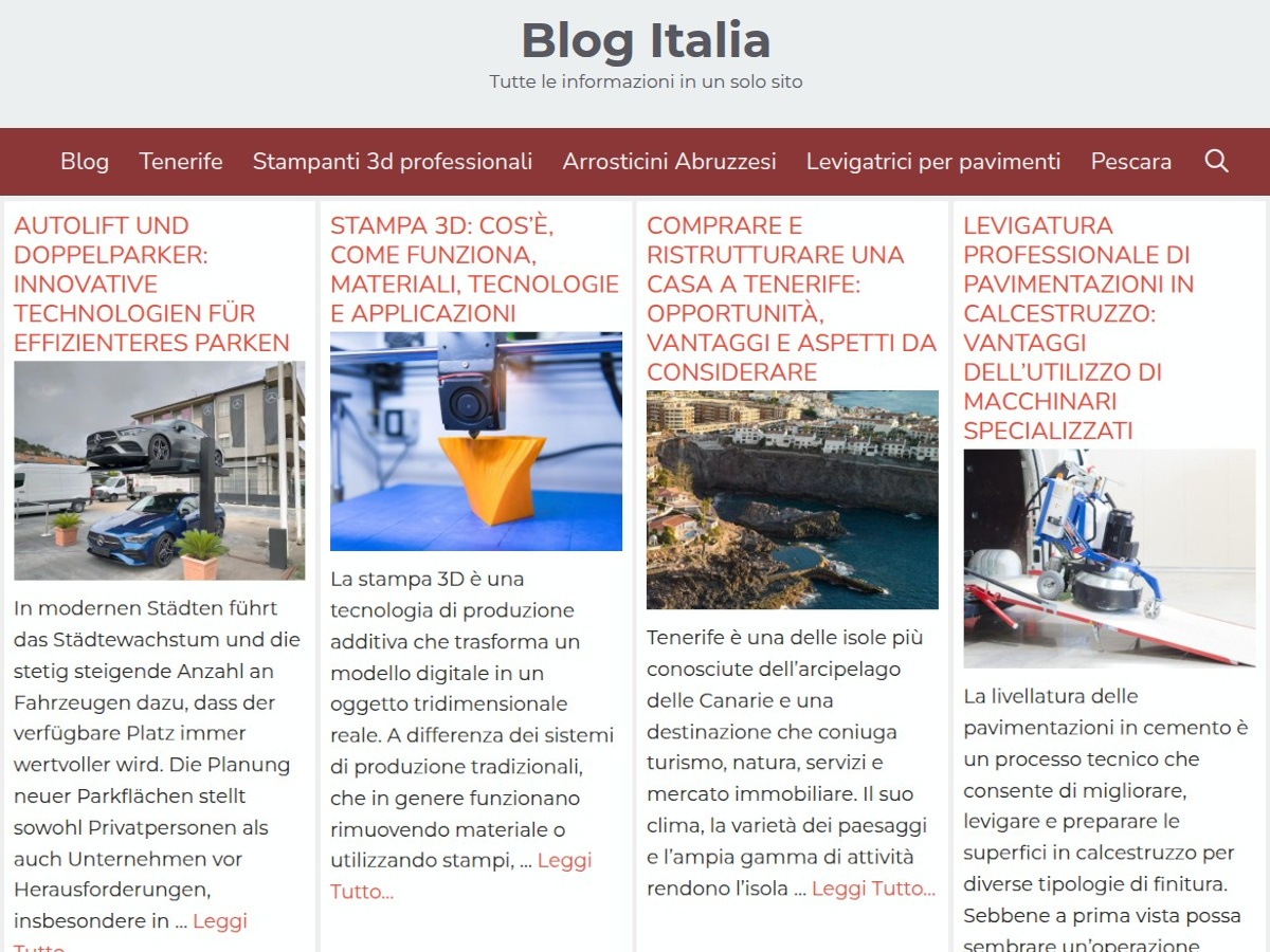 Blog Italia: il blog per conoscere prodotti e imprese del territorio abruzzese